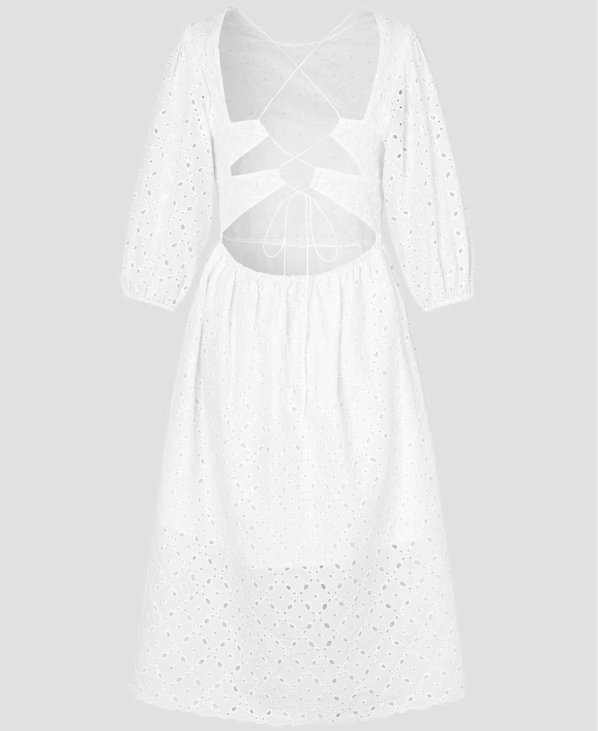 Notes du Nord Honey Short Dress Dress 001 White