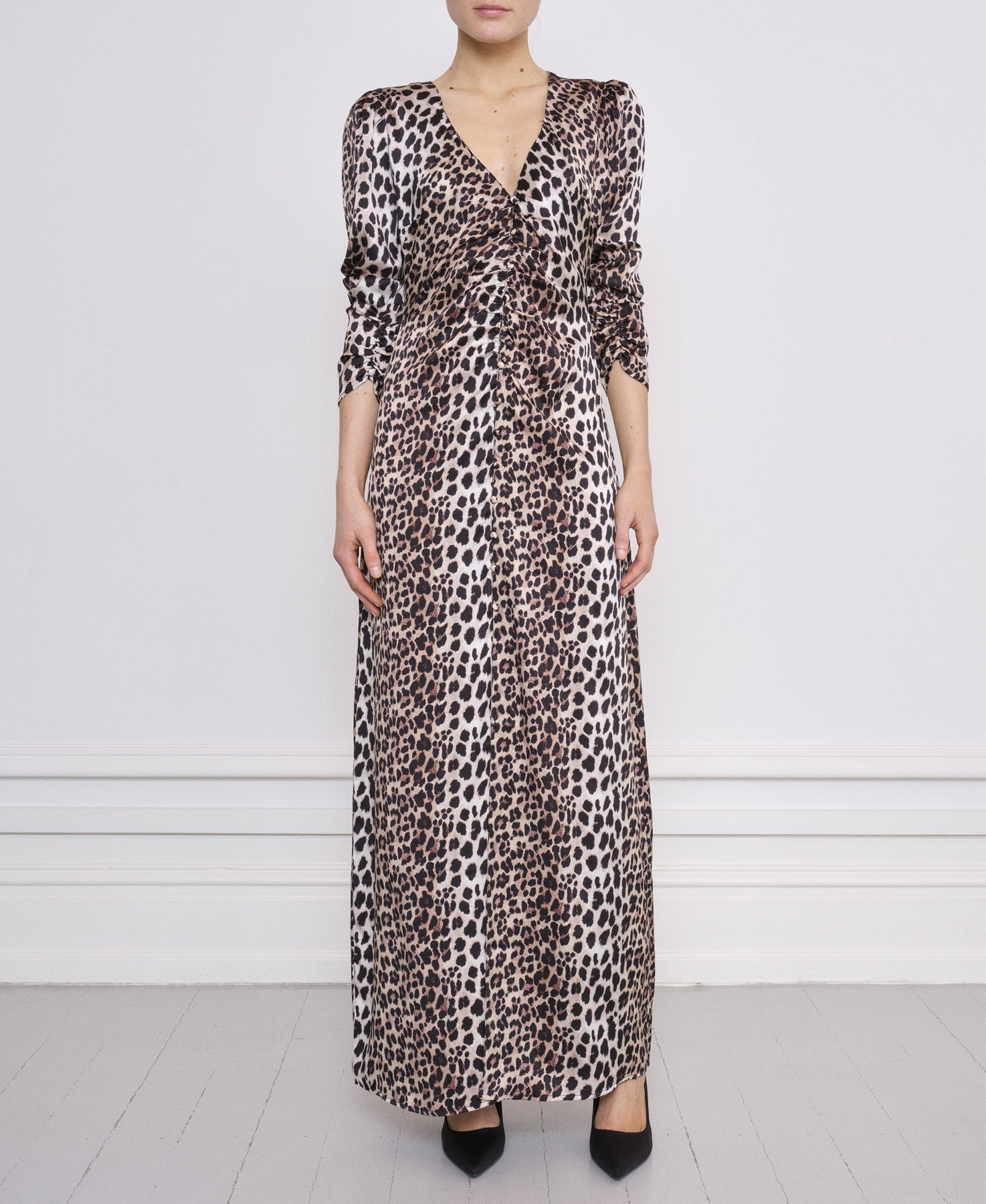Notes du Nord Hazel Silk Dress Dress 980 Leopard