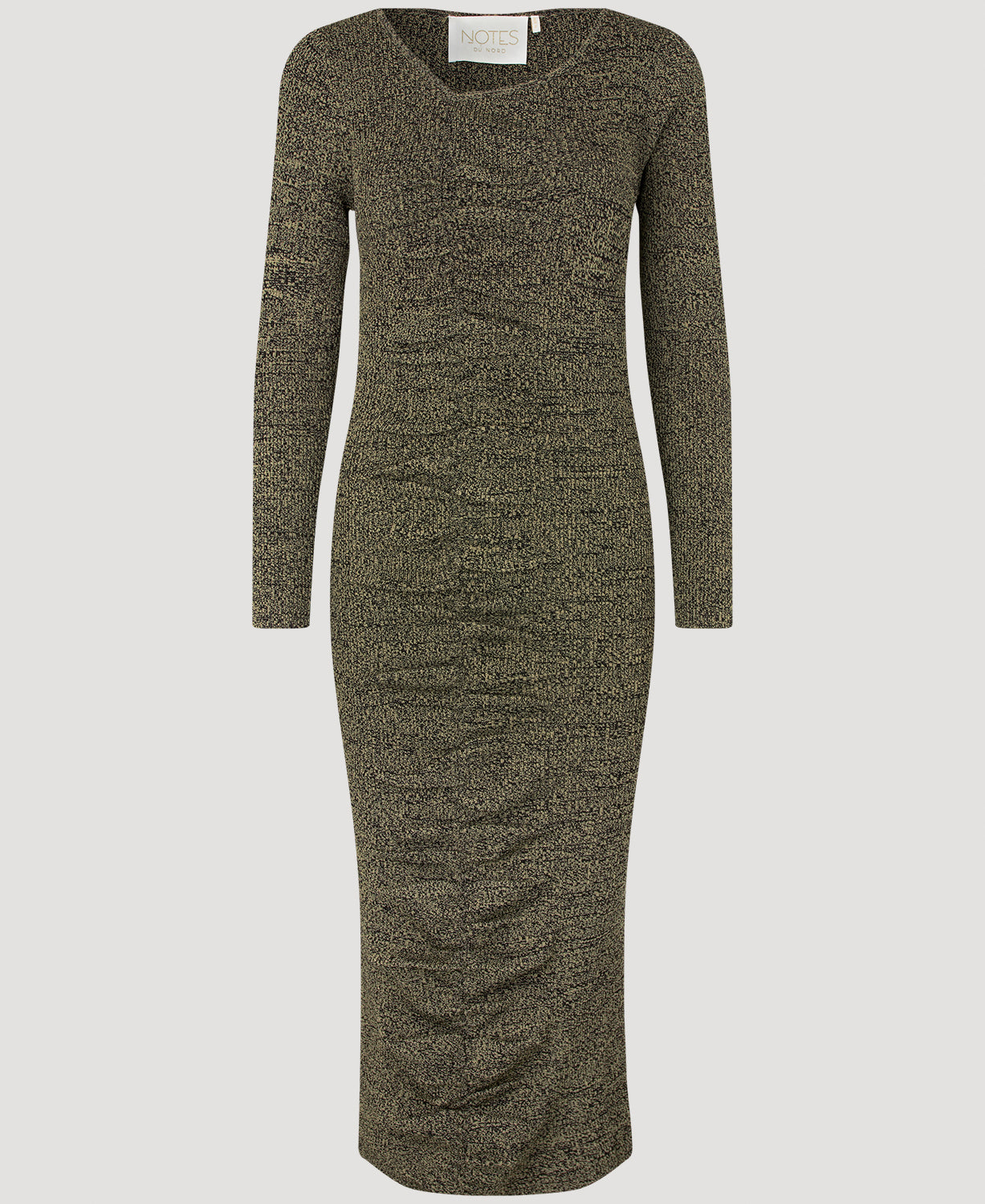 Notes du Nord Icon Knitted Dress Knitwear 428 Khaki