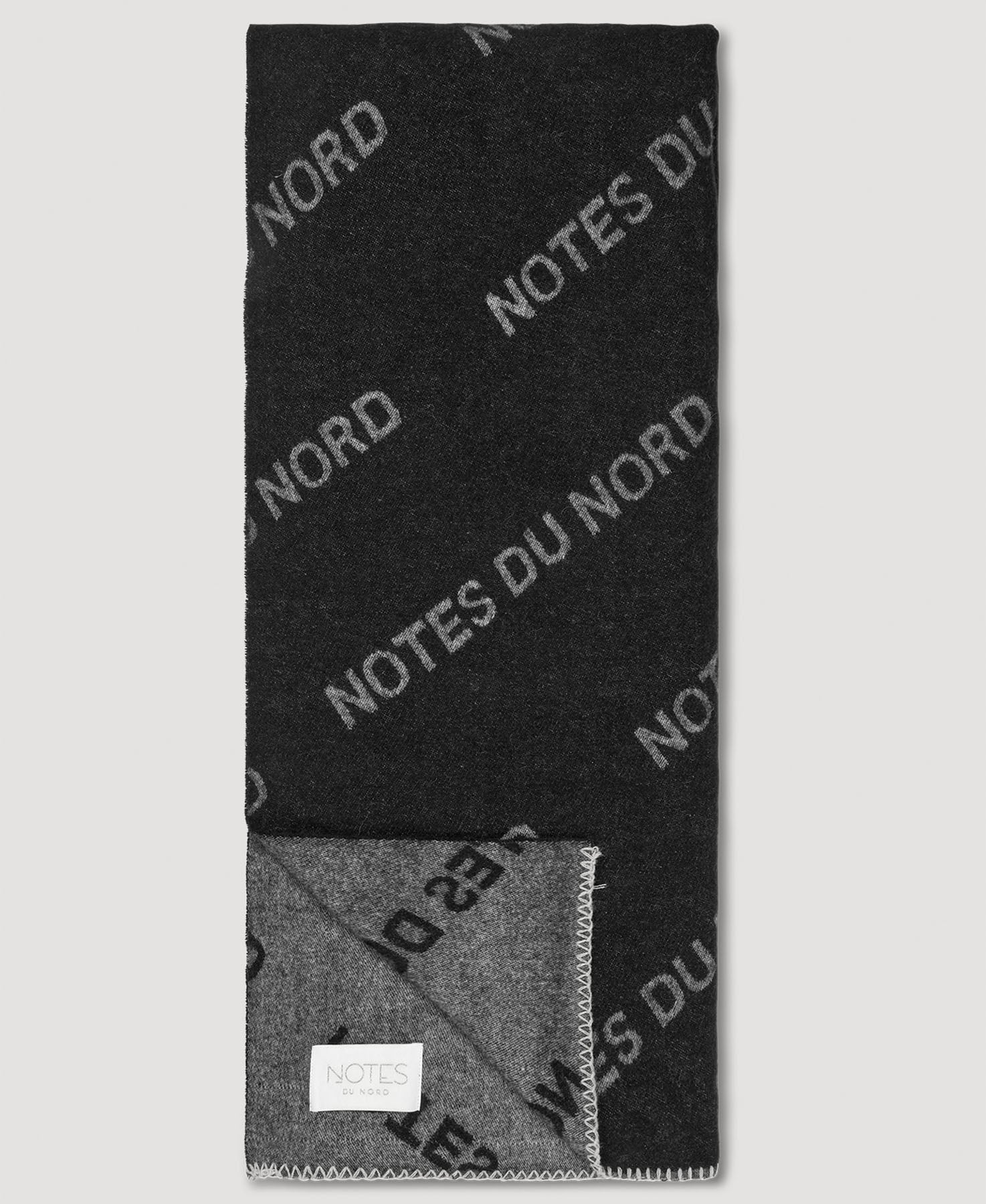 Notes du Nord Isaya Wool Scarf Scarf 880 Noir Mix