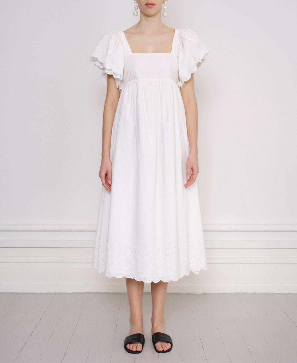 Notes du Nord Doris Dress Dress 001 White