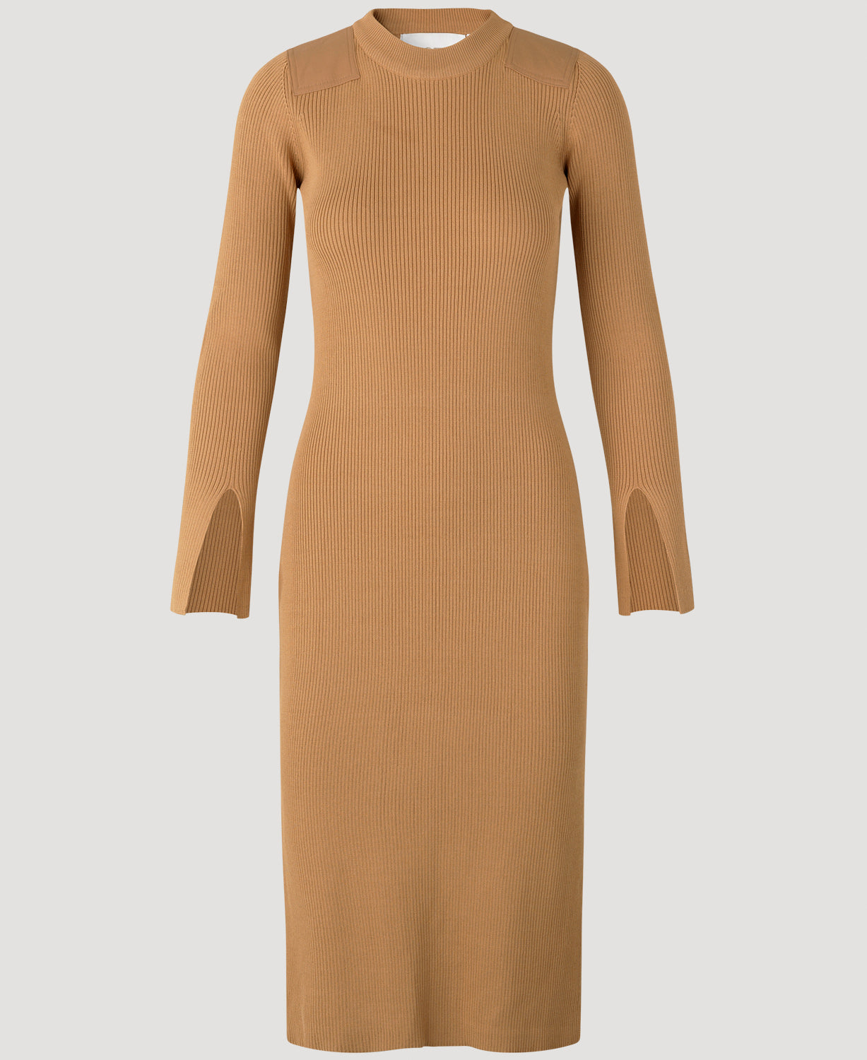 Notes du Nord Elena Knitted Dress Knitwear 130 Biscuit