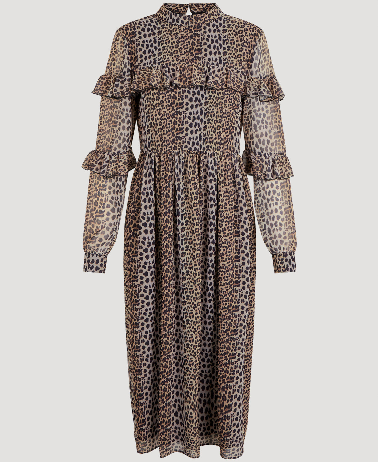 Notes du Nord Fabiola Recycled Midi Dress Dress 980 Leopard