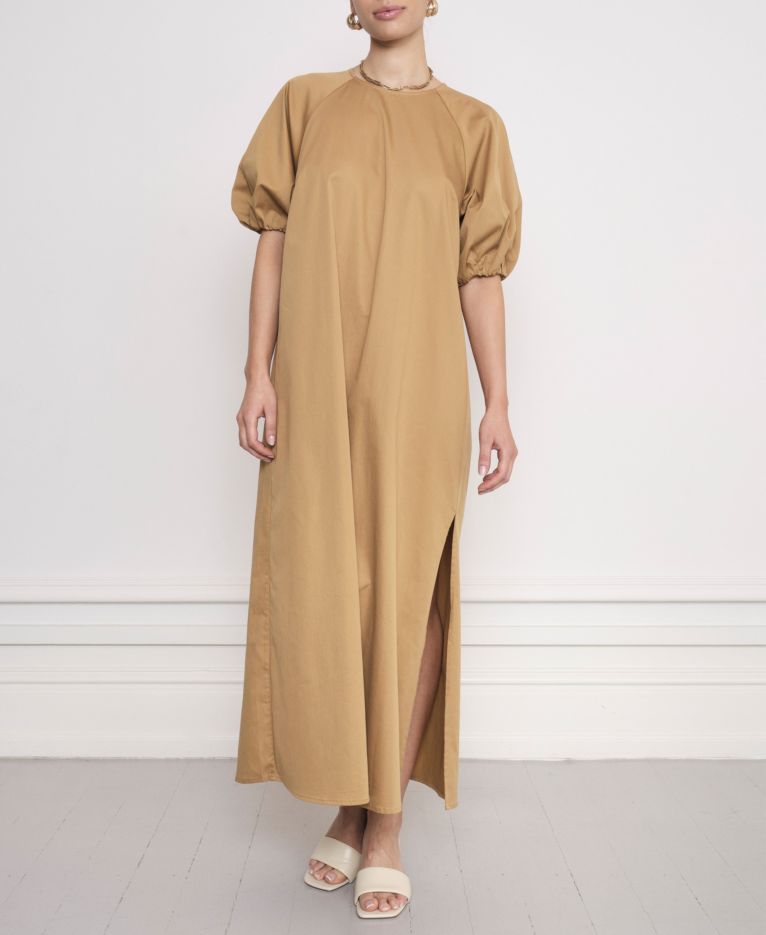 Notes du Nord Giselle Loose Dress Dress 411 Golden Olive
